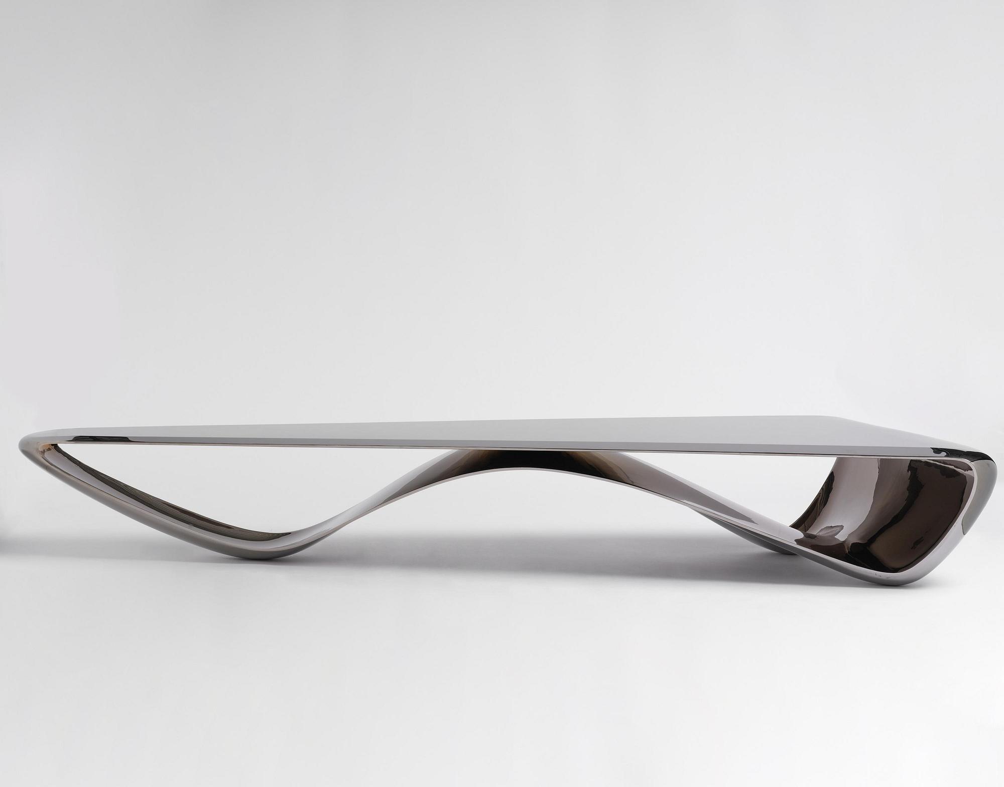 Johan Jonsson, a "Luscious Two" (Black Edition) coffee table/sculpture, ed. 6 + 2 AP, executed 2013-2014.