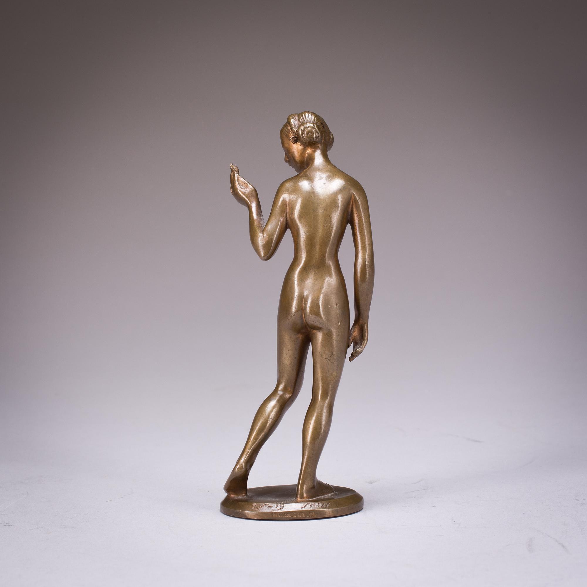 TORE STRINDBERG, skulptur, brons, signerad och daterad -19.