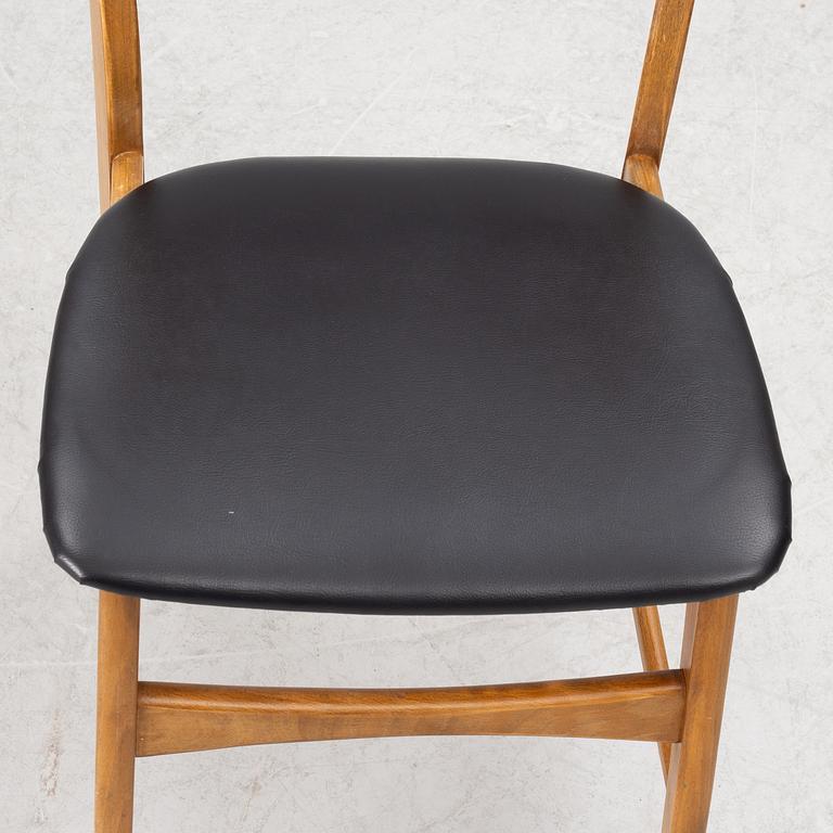 Chairs, 4 pcs, 1950s/60s.