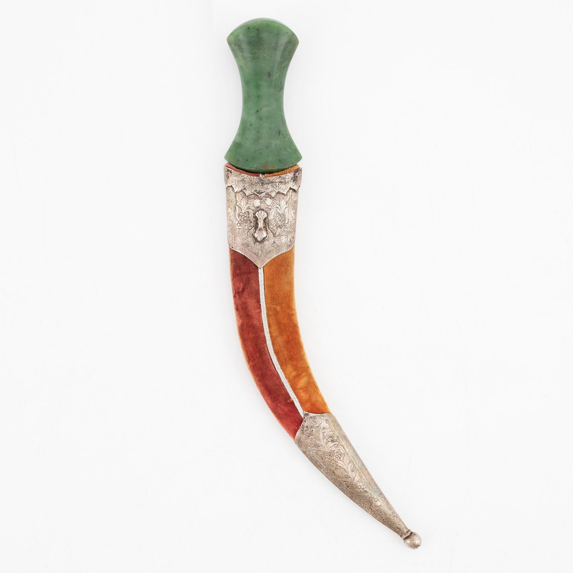 Khanjar, dagger, indopersian for the ottoman market, turn of the Century 1900.