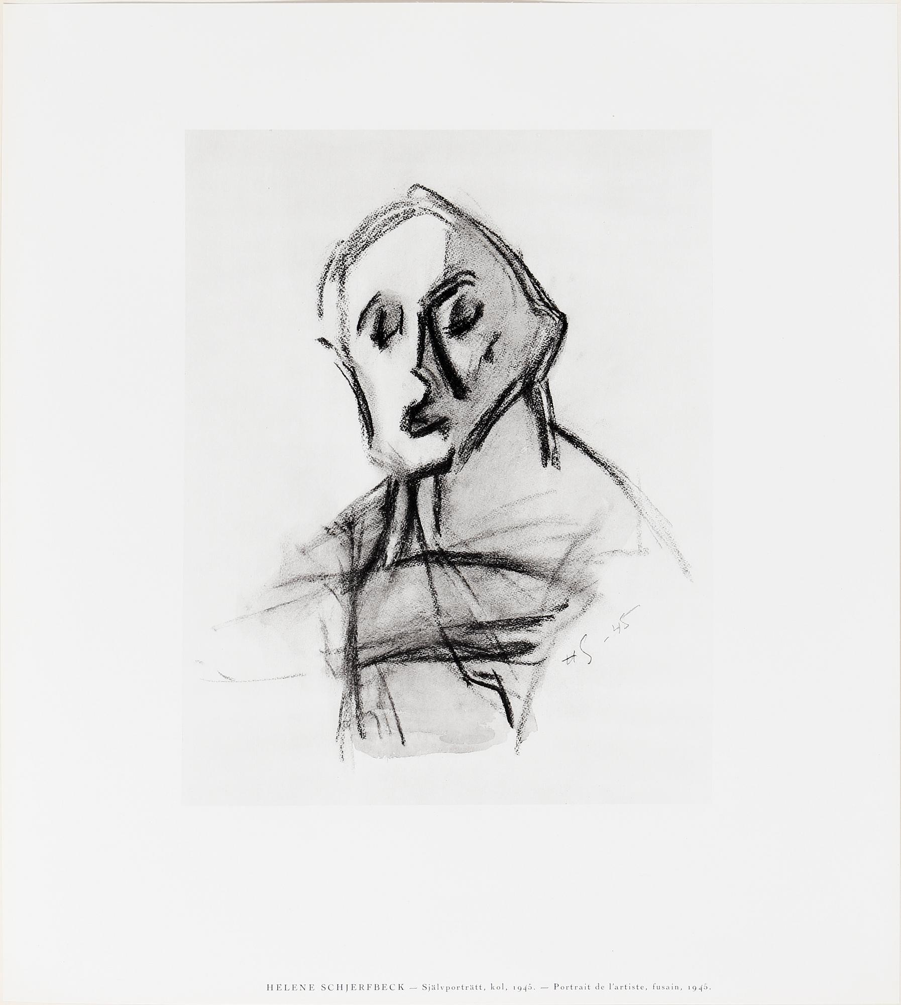 HELENE SCHJERFBECK, portfolio with 48 black and white reproductions, Stockholm 1945.