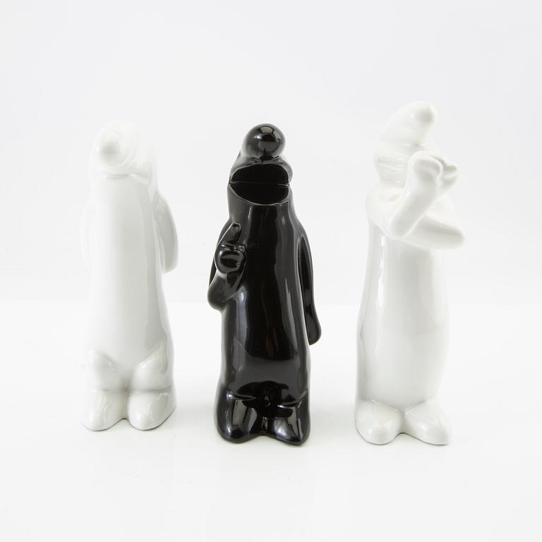 Osvald Cavandoli, figuriner 3 st "La Linea" för Cava.