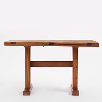 Carl Malmsten, a stained pine table, Sweden, 1930s.