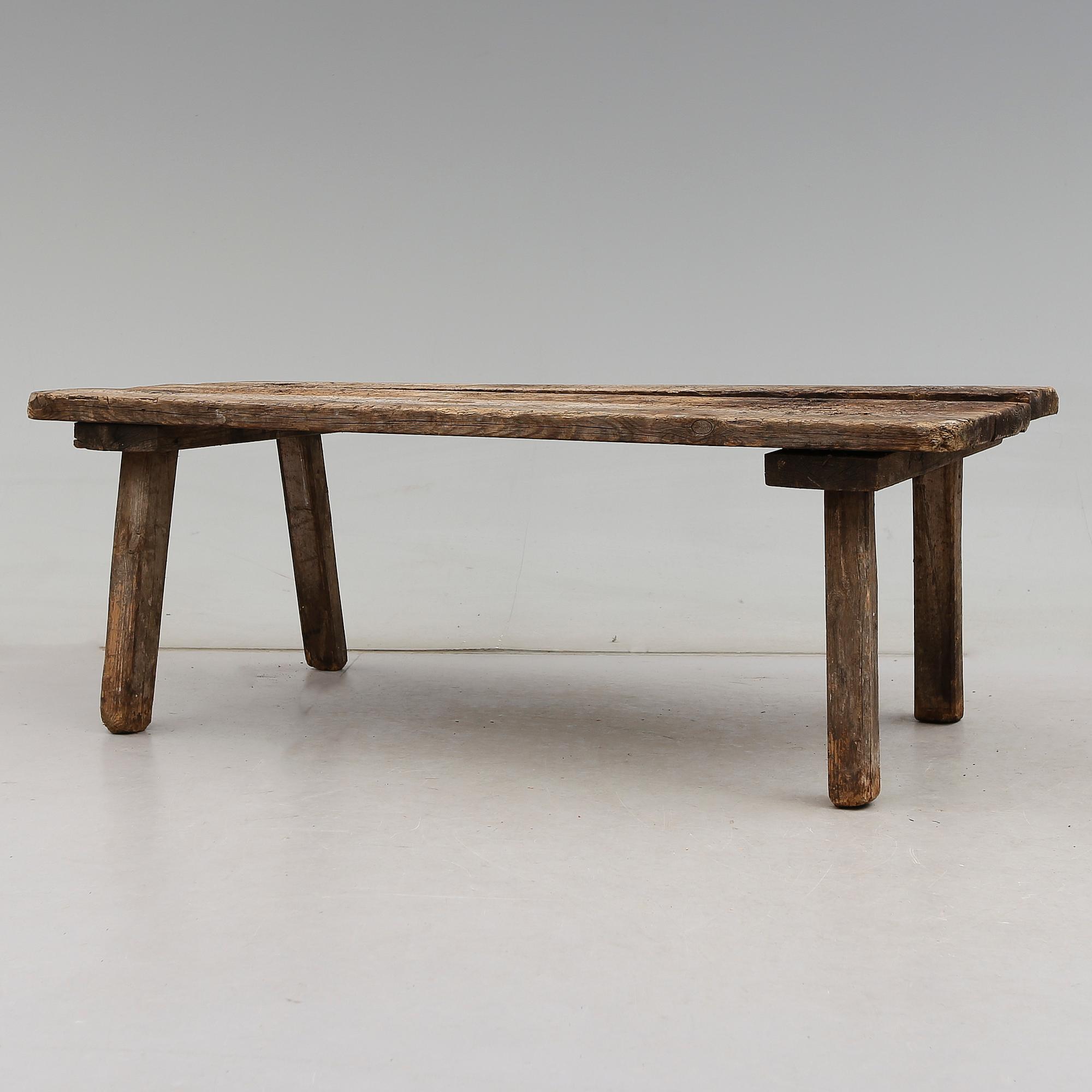 SLAKTBÄNK, allmoge, 1800-tal.