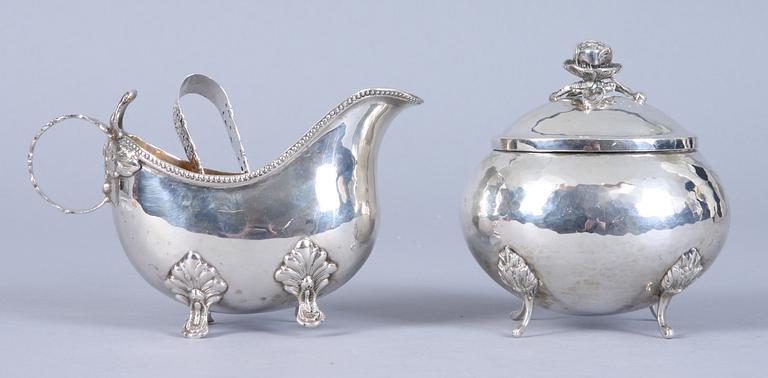 PARTI SILVER, 3 delar, 1900-tal. Vikt 384 gram.