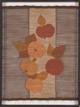 Riitta Kostamoinen, kuultokudos, numeroitu 77 /300 Helmi Vuorelma OY.