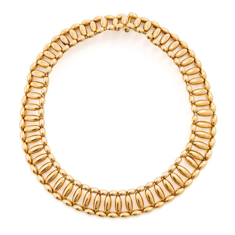 Hugo Strömdahl collier 18K guld.