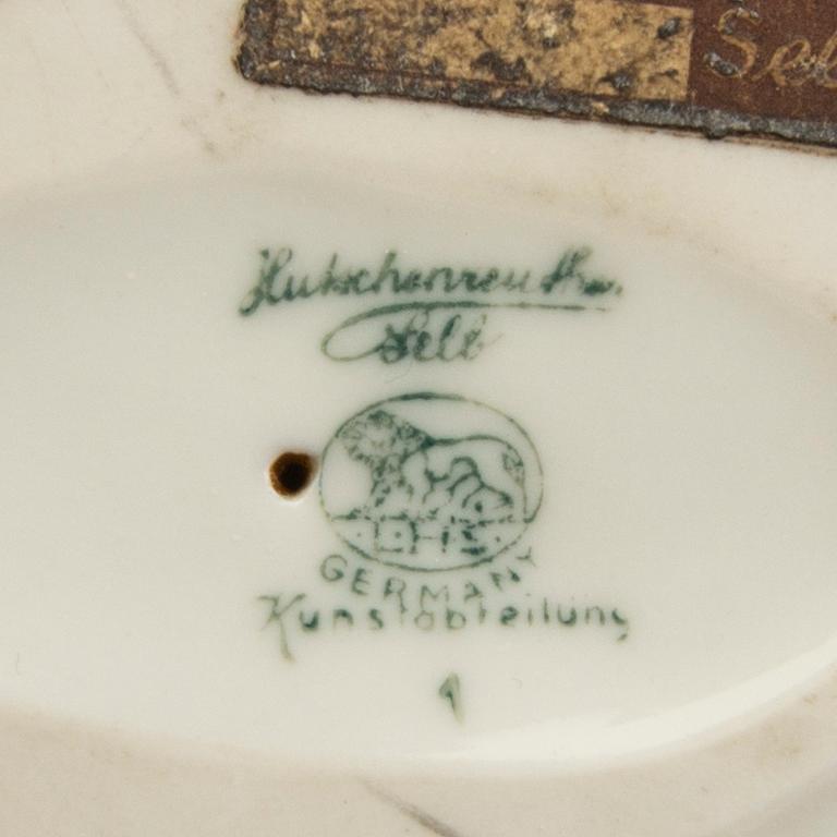 Figurines 2 pcs Hutschenreuther Germany mid-20th century porcelain.