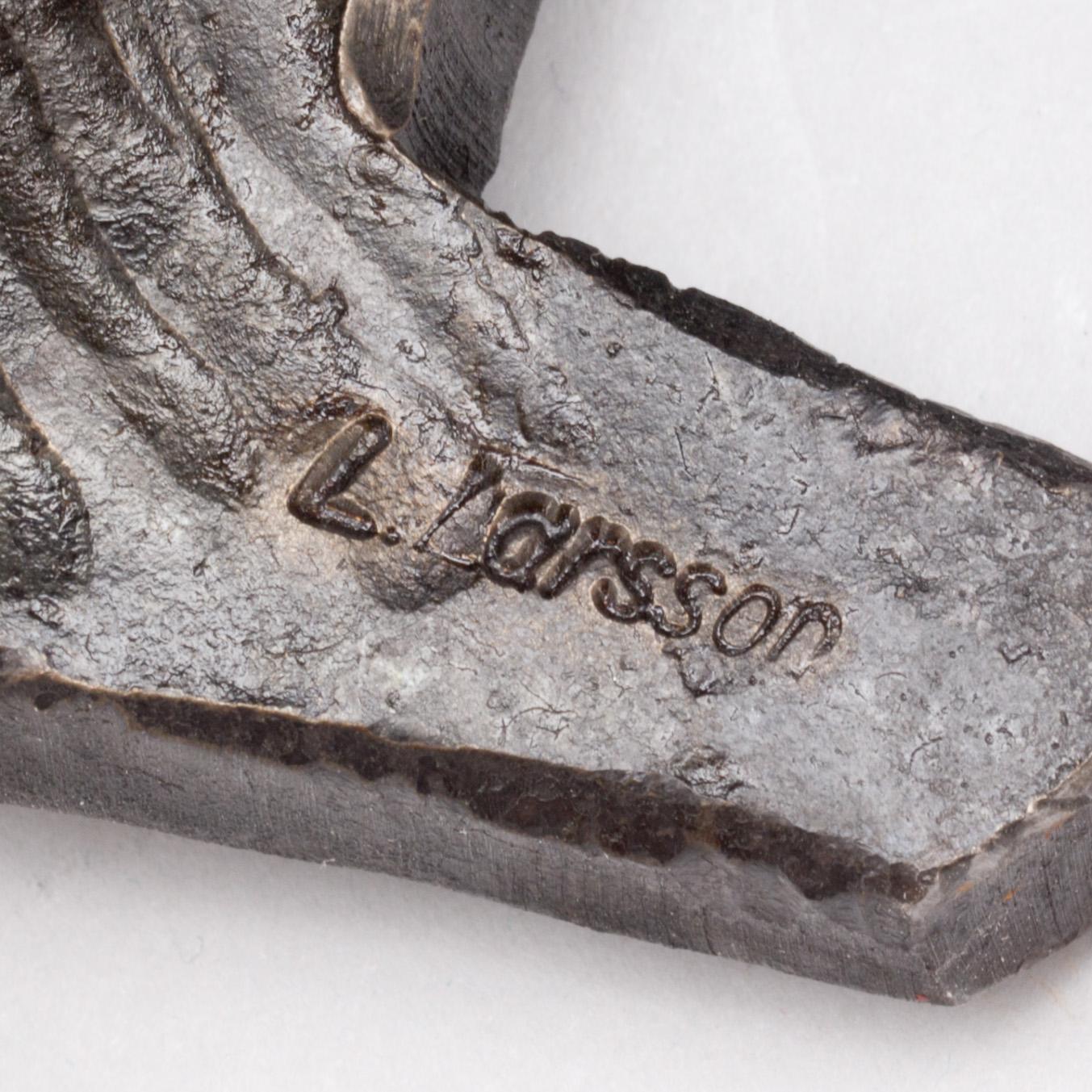 SKULPTUR, järn, Lars Larsson.