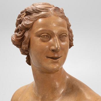 A 19th century plaster sculpture.