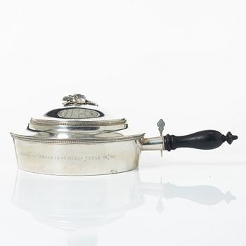 Karott med lock, silver, Carl Sandberg, Ystad 1903.