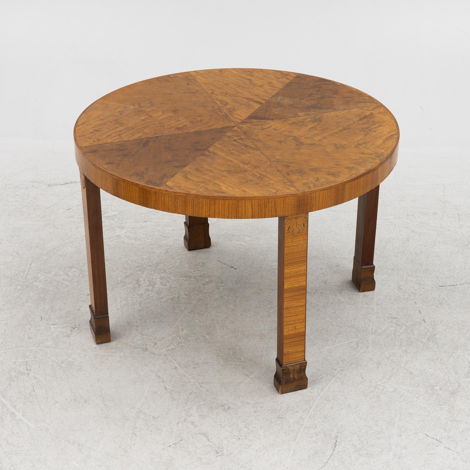 A coffee table, 1920's/30's.