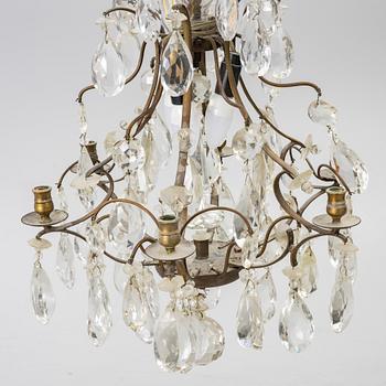 Chandelier, Rococo style, mid-20th century.