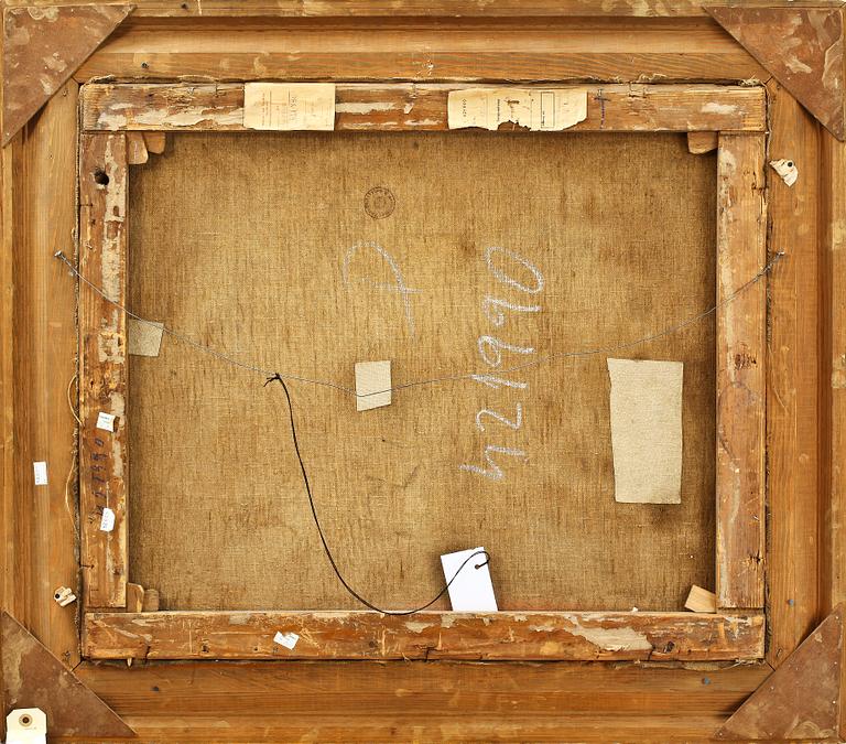 JULIUS KOCH, olja på duk, sign samt dat 1901.