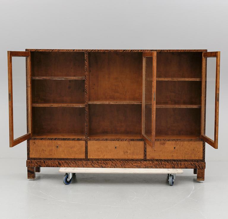VITRINSKÅP / BOKSKÅP, Art Deco, 1940-tal.