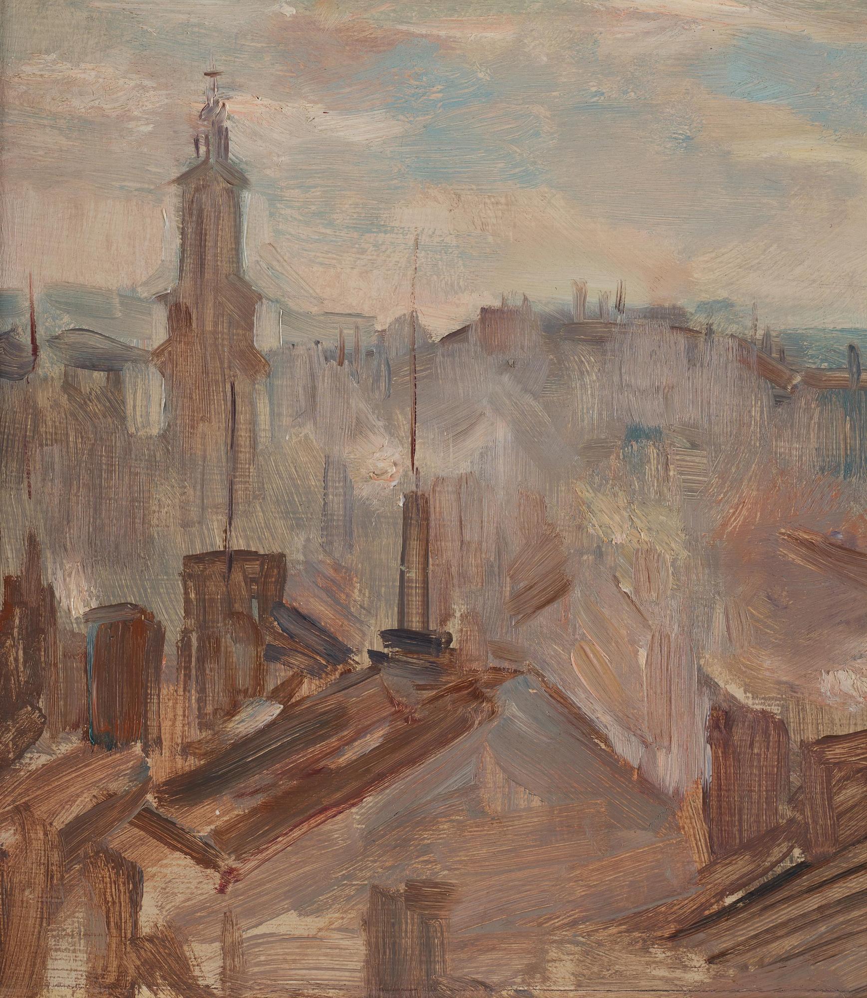 Lotte Laserstein, "Stockholm från Mosebacke".