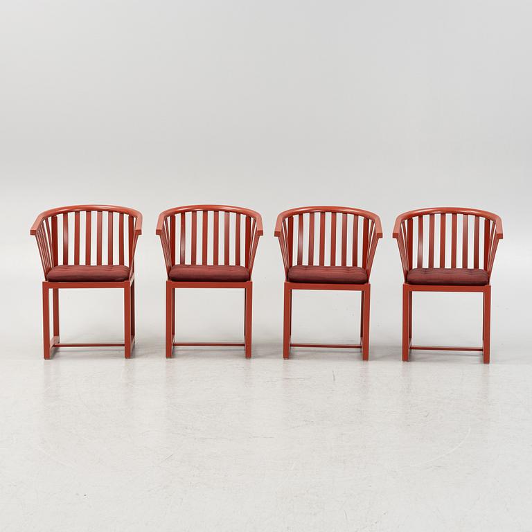 Åke Axelsson, four 'Vaxholmaren' chairs, Gärsnäs, 2019.