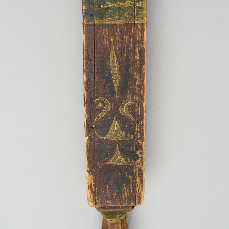 BESSMAN OCH MÄTSTICKA. Daterade 1775 och 1859.