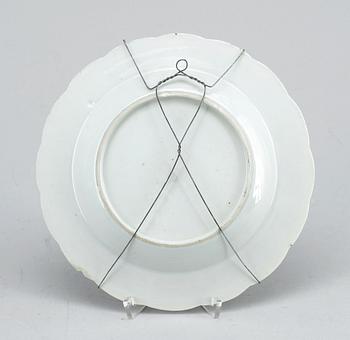 TALLRIK, porslin, Kina, Qianlong (1736-1795).