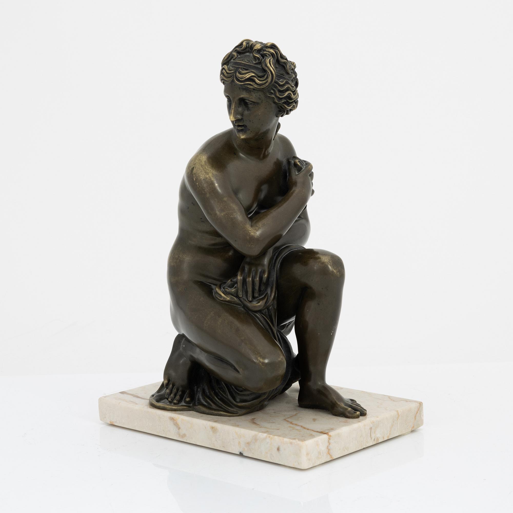 Antoine Coysevox, after, a bronze sculpture, around 1900.