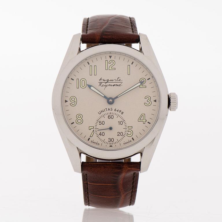 AUGUSTE REYMOND, Unitas 6498, wrist watch, 44 mm.