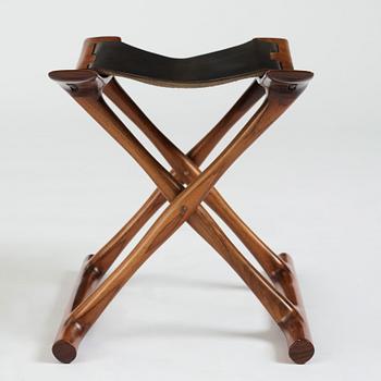 Ole Wanscher, a rosewood "Egyptian stool", Poul Jeppesen-møbler, Danmark, jubilee edition 2003.