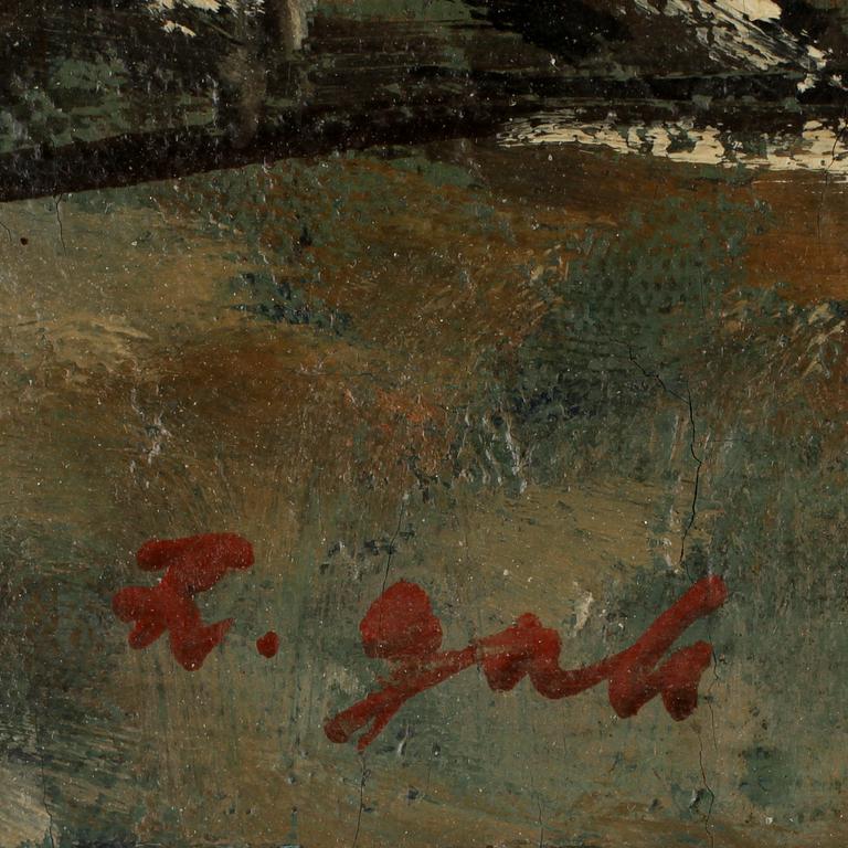FRANCOIS GALL, sign F.Gall. Oil on canvas.