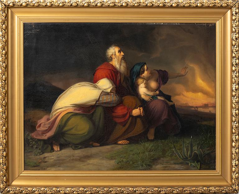 Johann Georg Meyer von Bremen, Abraham and others in a biblical scene.
