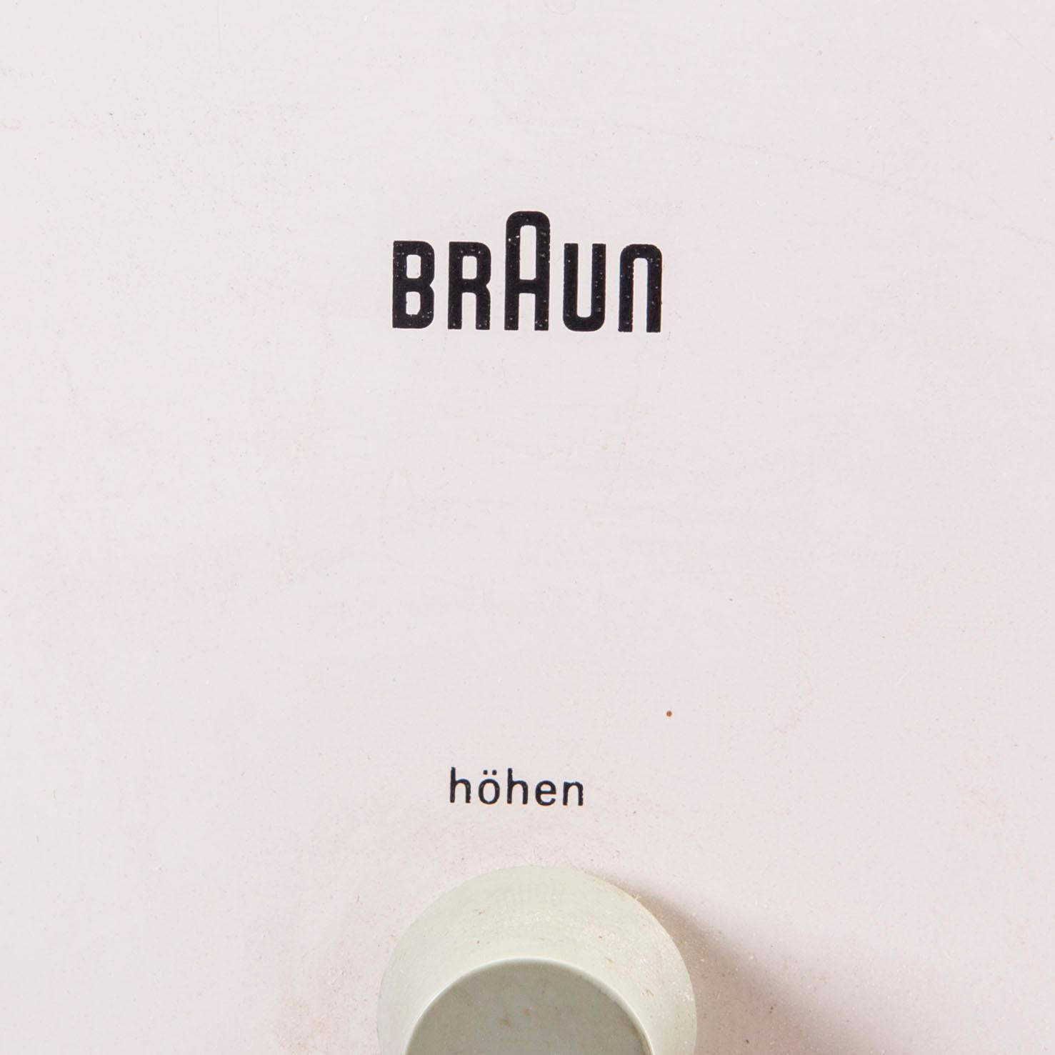Dieter Rams radio, "RT 20" för Braun, modellen formgiven 1961.