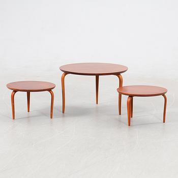 Bruno Mathsson, set table, 3 pieces, "Annika", DUX, second half of the 20th century.