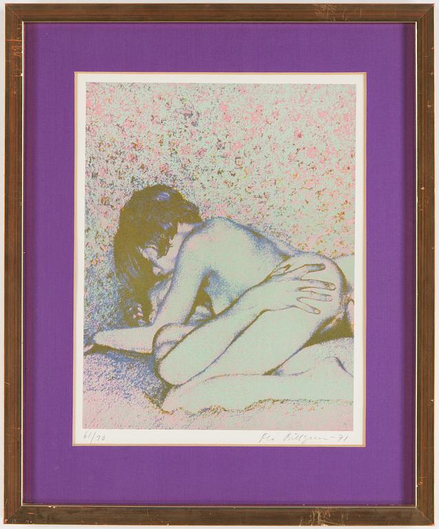 OLA BILLGREN, a colour lithograph, signed, numbered 61/90 and dated -71.