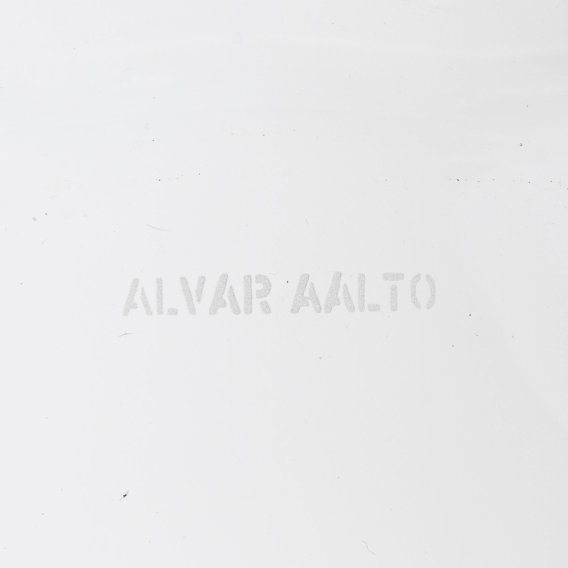 Alvar Aalto, glasskulptur, "Aalto-blomman", 3+1 delar, signerade Alvar Aalto.