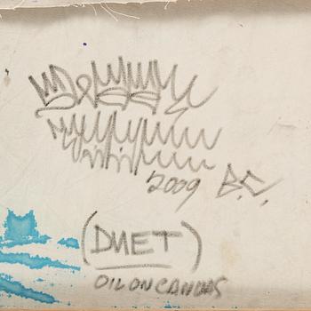 SWEET TOOF, "Duet", olja på duk, 2009, signerad a tergo.
