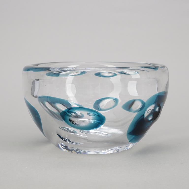 SKÅL, glas, Vicke Lindstrand, Kosta.