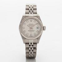 Rolex, Oyster Perpetual, Datejust, "Diamond Dial", wristwatch, 26 mm.