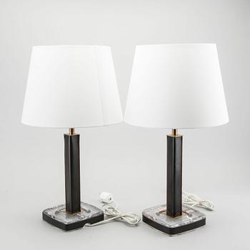 A PAIR OF TABLE LAMPS BY UPPSALA ARMATUR, SWEDEN SECOND HALF OF 20TH CENTURY.