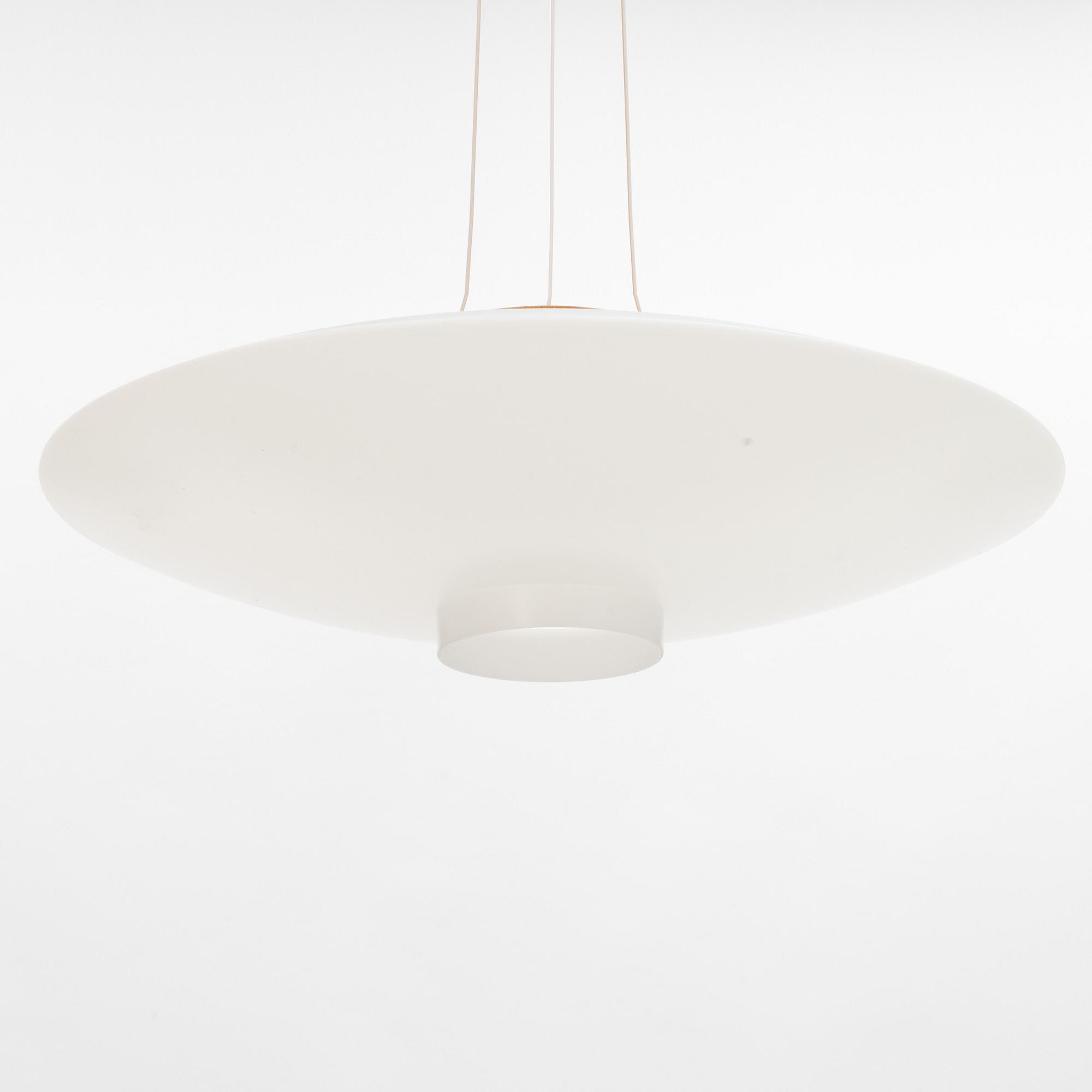 Uno & Östen Kristiansson, a model 565 'Ufo' ceiling light, Lucus, Vittsjö, 1960's.