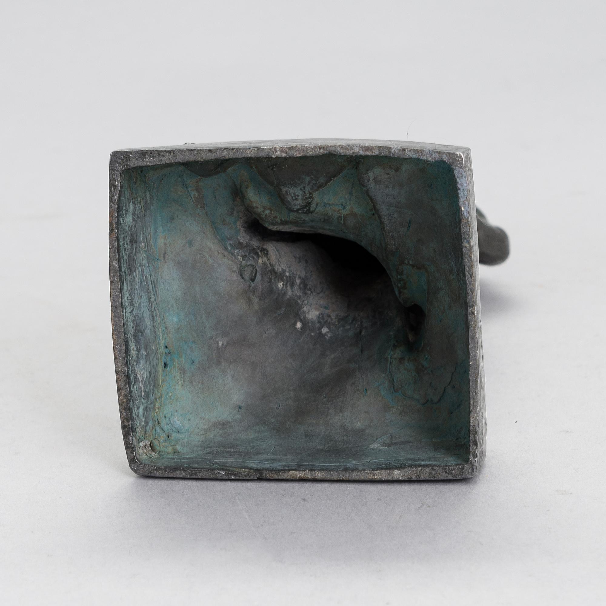 Hjalmar Stenholm, a bronze sculpture, signed and dated 1935.