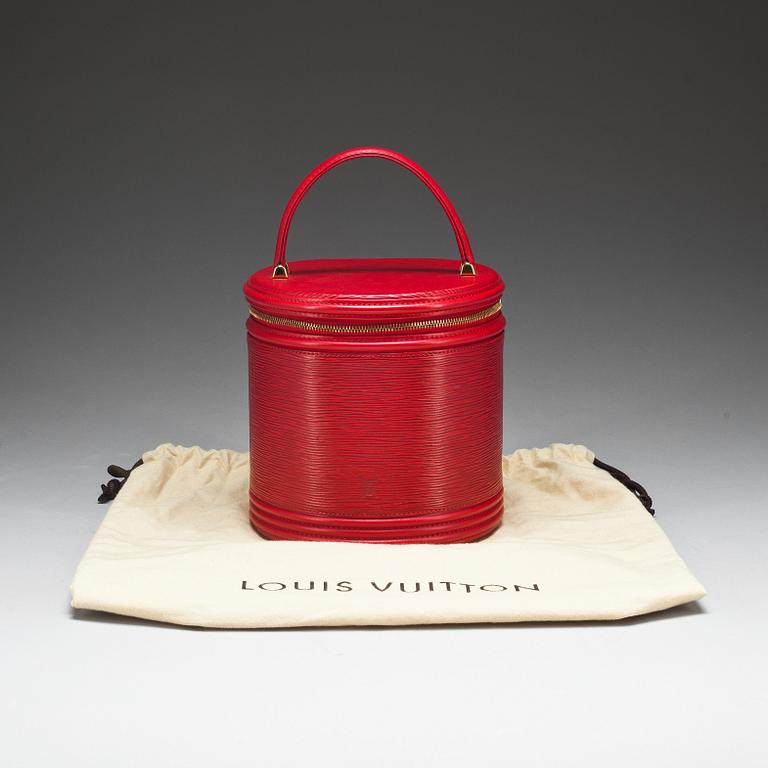 VÄSKA, Louis Vuitton. Red  EPI.