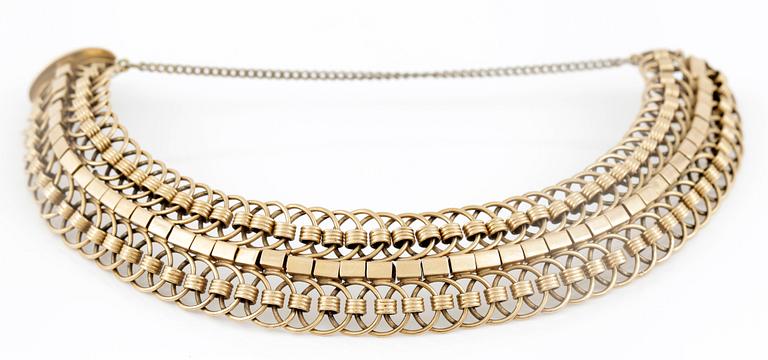 ARMBAND, guld 18K, stämplad karathalt, 1900-tal. Vikt ca 30,5 gram.