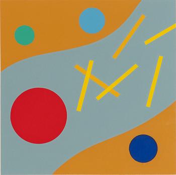KG Nilson, silkscreen in colours, signed and individually numbered 210/300.