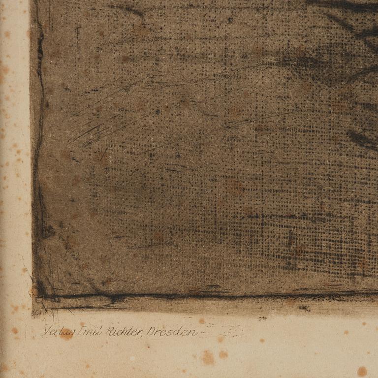 Käthe Kollwitz, ”Losbruch” from: Bauernkrieg (Peasant's War).