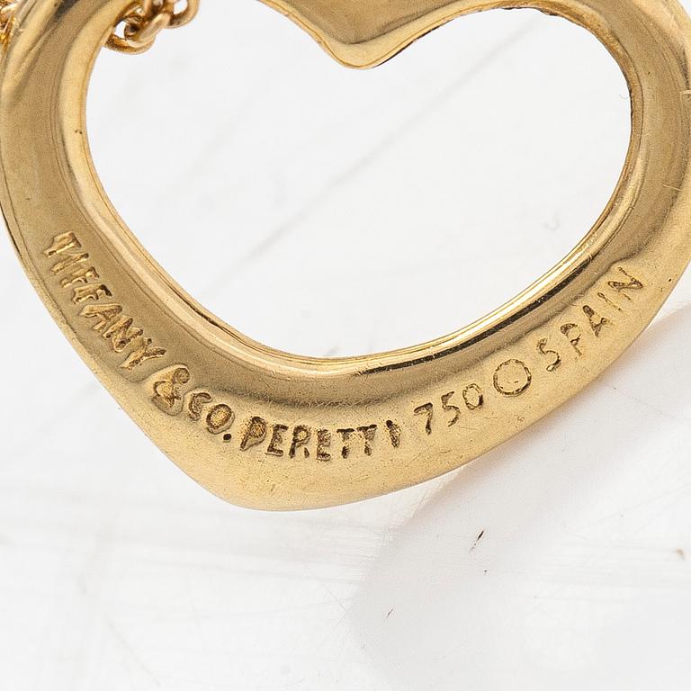 Tiffany & Co, Elsa Peretti, halsband, "Open Heart", 18K guld.