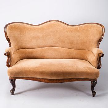 SOFFA, rokokostil, 1800-talets slut.