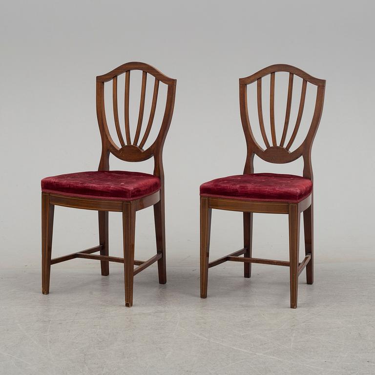 A set of ten chairs, early 20th century.