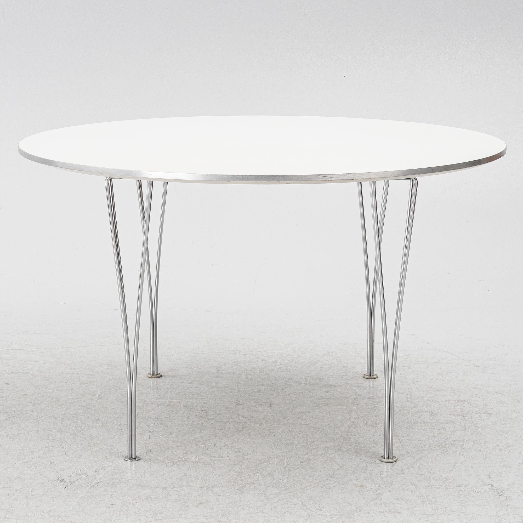 Bruno Mathsson, Dining table, "Supercircle", Fritz Hansen, Denmark, 2001.