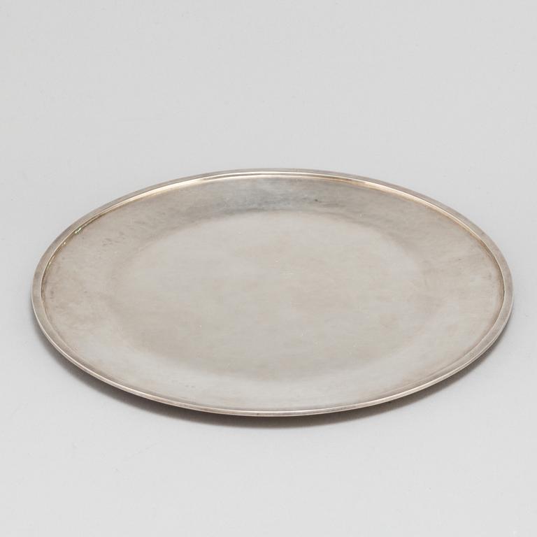 REY URBAN, a sterling silver dish, Stockholm 1966.