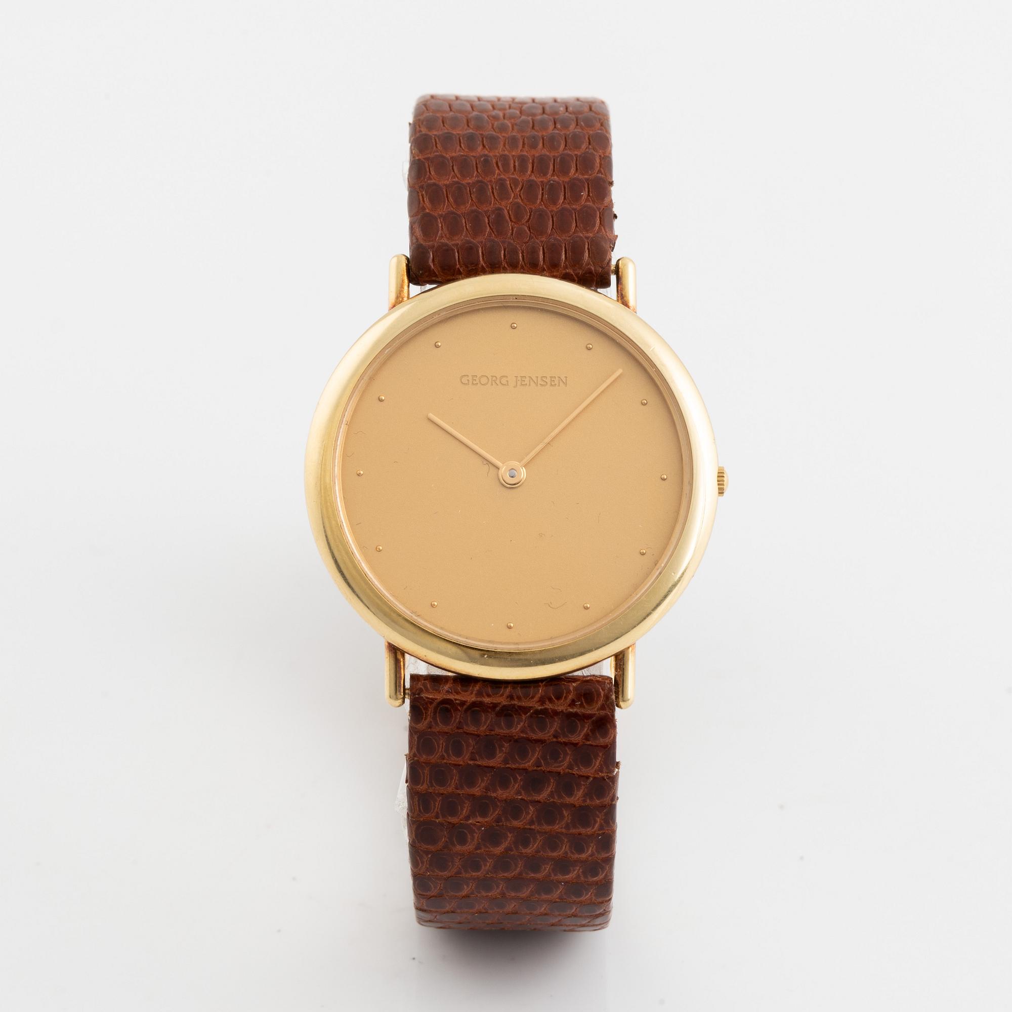 Georg Jensen, design Thorup & Bonderup, armbandsur, 34 mm.