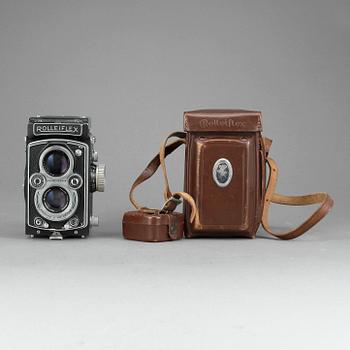 KAMERA, Rolleiflex 3,5 B, nr 1720249, Franke & Heidecke, Tyskland, 1954-56.