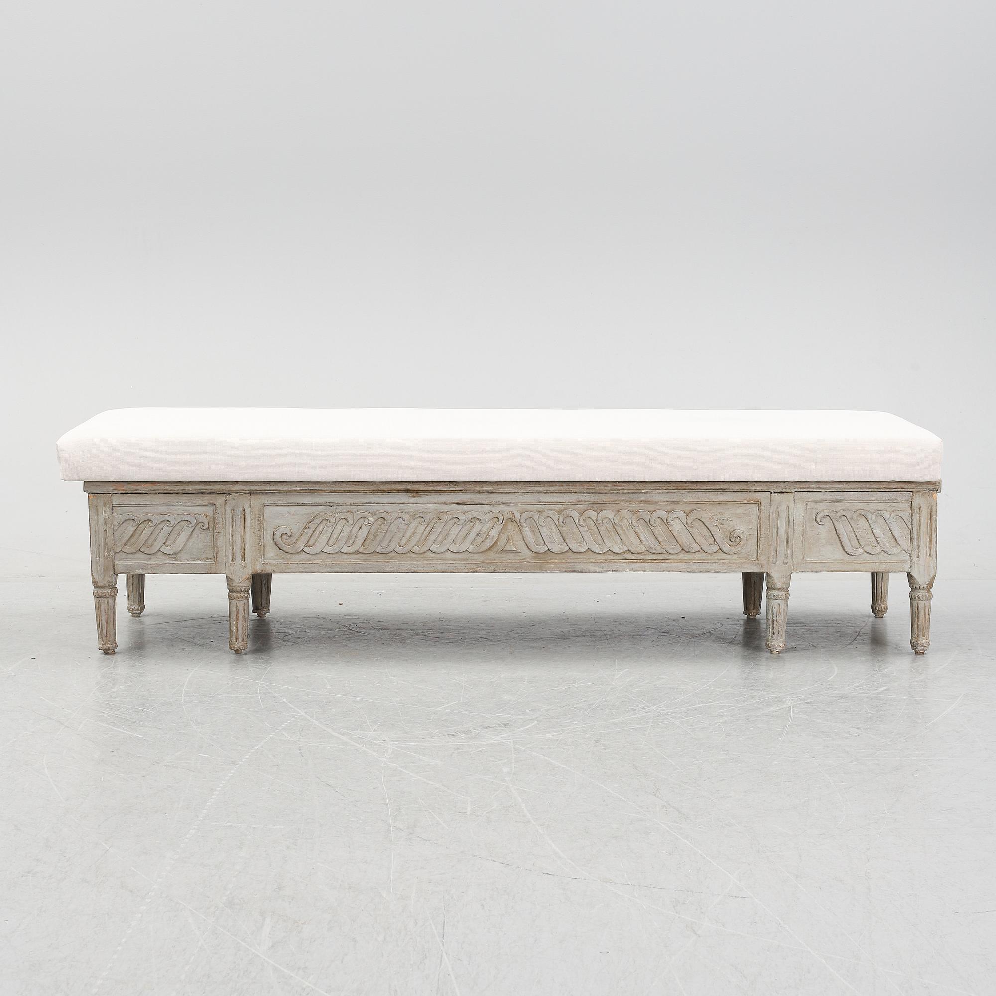 Bänk, Sengustaviansk, 1800-talets första del.